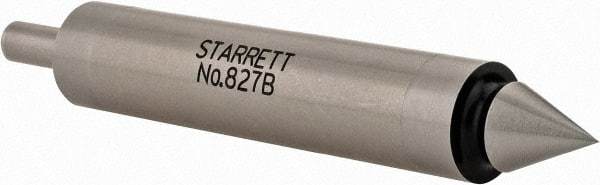 Starrett - 0.2" Head Diam, 1/2" Shank, Double End, Mechanical Edge Finder - Conical and Cylindrical Contact - Apex Tool & Supply