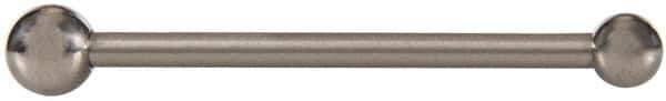 Starrett - 6.35mm Head Diam, 3/8" Shank, Single End, Mechanical Center Finder - Ball Contact - Apex Tool & Supply