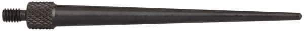 Starrett - #4-48, 1/16" Ball Diam, Steel Tapered Contact Point - 2" Contact Point Length, Use with AGD Dial Indicators - Apex Tool & Supply
