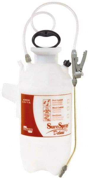 Chapin - 3 Gal Chemical Safe Garden Hand Sprayer - Polyethylene Tank, Funnel Mouth, Reinforced Hose, For Deck & Yard Applications - Apex Tool & Supply