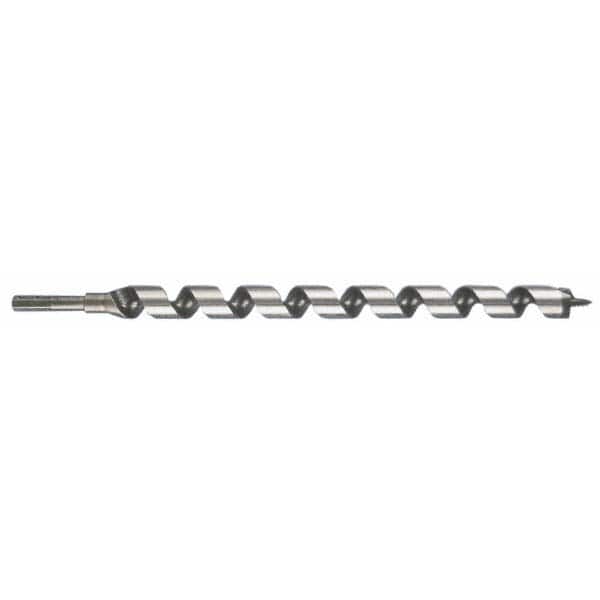 Lenox - 1-1/8", 7/16" Diam Hex Shank, 7-1/2" Overall Length with 4" Twist, Ship Auger Bit - Apex Tool & Supply