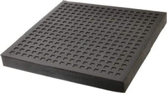Mason Ind. - 10" Long x 10" Wide x 1" Thick, Rubber, Machinery Leveling Pad & Mat - 25,000 Lb Max Load - Apex Tool & Supply