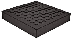 Mason Ind. - 8" Long x 8" Wide x 1" Thick, Rubber, Machinery Leveling Pad & Mat - 16,000 Lb Max Load - Apex Tool & Supply