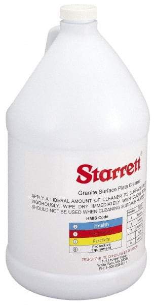 Starrett - 1 Gallon Inspection Surface Plate Cleaner - Bottle - Apex Tool & Supply