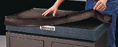 Starrett - 24 Inch Long x 18 Inch Wide Vinyl Inspection Surface Plate Cover - Black - Apex Tool & Supply