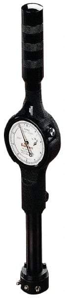 Starrett - 8 to 12-1/8" Dial Bore Gage - 0.0001" Graduation, 7" Gage Depth, Hardened Tool Steel - Apex Tool & Supply