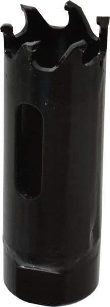 Starrett - 3/4" Diam, 1-5/8" Cutting Depth, Hole Saw - Carbide-Tipped Saw, Toothed Edge - Apex Tool & Supply