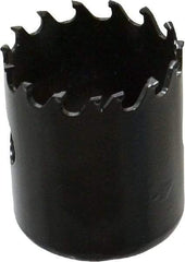 Starrett - 1-5/8" Diam, 1-5/8" Cutting Depth, Hole Saw - Carbide-Tipped Saw, Toothed Edge - Apex Tool & Supply