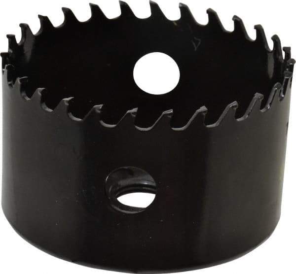 Starrett - 3" Diam, 1-5/8" Cutting Depth, Hole Saw - Carbide-Tipped Saw, Toothed Edge - Apex Tool & Supply