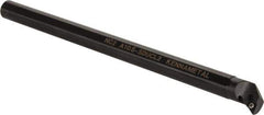 Kennametal - 21.59mm Min Bore Diam, 254mm OAL, 5/8" Shank Diam, A-SDUC Indexable Boring Bar - DC.. Insert, Screw Holding Method - Apex Tool & Supply