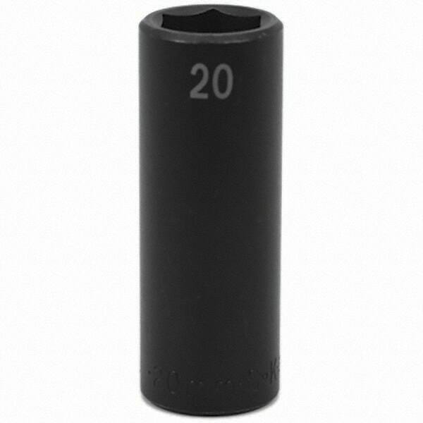 SK - Impact Socket - 1/2"DR 20MM DEEP IMPACT SOCKET - Apex Tool & Supply
