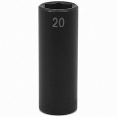 SK - Impact Socket - 1/2"DR 20MM DEEP IMPACT SOCKET - Apex Tool & Supply