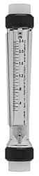 King - 1" FNPT Port Polysulfone Tube, PVDF Union End Flowmeter - 150 Max psi, 10 GPM, Plastic - Apex Tool & Supply