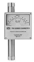 King - 1" Flange Port Stainless Steel Flowmeter - 1500 Max psi, 25 GPM, 316 Stainless Steel - Apex Tool & Supply