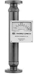 King - 2" Flange Port PVC/Hastelloy Flowmeter - 125 Max psi, 152 GPM, PVC - Apex Tool & Supply