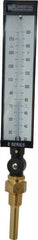 WGTC - 20 to 180°F, Industrial Thermometer with Standard Thermowell - 3-1/2 Inch Stem Length, 1-1/4 to 18 Inch Thread - Apex Tool & Supply