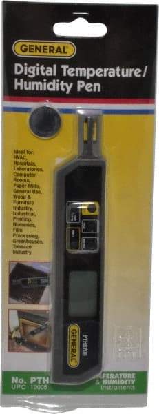 General - 32 to 122°F, 25 to 95% Humidity Range, Thermo-Hygrometer - 5% Relative Humidity Accuracy - Apex Tool & Supply