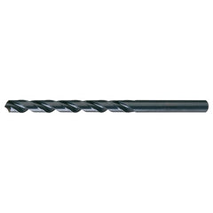 1/16 RHS / RHC HSS 118 Degree Radial Point General Purpose Taper Length Drill - Steam Oxide