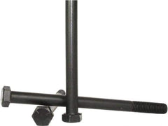 Value Collection - M10x1.50mm Metric Coarse, 90mm Length Under Head Hex Head Cap Screw - Partially Threaded, Grade 10.9 Alloy Steel, Zinc-Plated Finish, 16mm Hex - Apex Tool & Supply