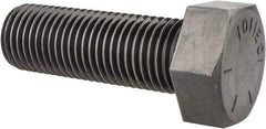 Value Collection - 1-1/2 - 6 UNC, 4-1/2" Length Under Head Hex Head Cap Screw - Fully Threaded, Grade 8 Alloy Steel, Uncoated, 2-1/4" Hex - Apex Tool & Supply