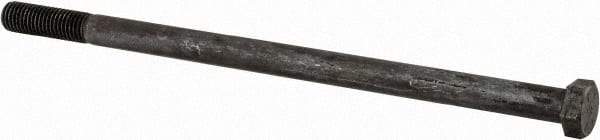 Value Collection - 5/8-11 UNC, 12" Length Under Head Hex Head Cap Screw - Partially Threaded, Grade 8 Alloy Steel, Uncoated, 15/16" Hex - Apex Tool & Supply