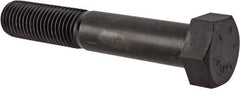 Value Collection - 1-3/8 - 6 UNC, 8" Length Under Head Hex Head Cap Screw - Partially Threaded, Grade 8 Alloy Steel, Uncoated, 2-1/16" Hex - Apex Tool & Supply