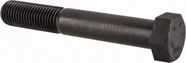 Value Collection - 1-3/8 - 6 UNC, 9" Length Under Head Hex Head Cap Screw - Partially Threaded, Grade 8 Alloy Steel, Uncoated, 2-1/16" Hex - Apex Tool & Supply
