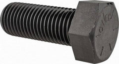 Value Collection - 1-3/4 - 5 UNC, 4-1/2" Length Under Head Hex Head Cap Screw - Fully Threaded, Grade 8 Alloy Steel, Uncoated, 2-5/8" Hex - Apex Tool & Supply