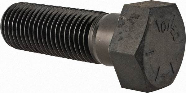 Value Collection - 1-3/4 - 5 UNC, 5-1/2" Length Under Head Hex Head Cap Screw - Partially Threaded, Grade 8 Alloy Steel, Uncoated, 2-5/8" Hex - Apex Tool & Supply