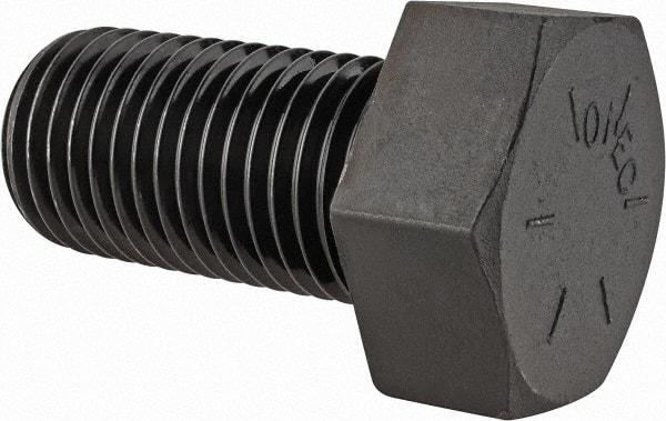 Value Collection - 2 - 4-1/2 UNC, 4" Length Under Head Hex Head Cap Screw - Fully Threaded, Grade 8 Alloy Steel, Uncoated, 3" Hex - Apex Tool & Supply