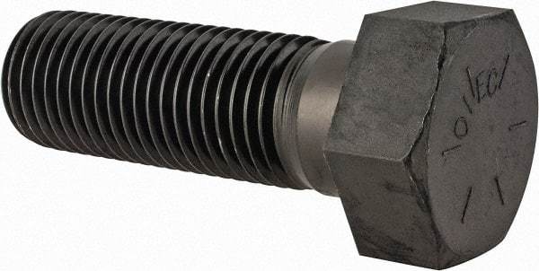 Value Collection - 2 - 4-1/2 UNC, 6" Length Under Head Hex Head Cap Screw - Partially Threaded, Grade 8 Alloy Steel, Uncoated, 3" Hex - Apex Tool & Supply