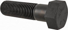 Value Collection - 2 - 4-1/2 UNC, 7" Length Under Head Hex Head Cap Screw - Partially Threaded, Grade 8 Alloy Steel, Uncoated, 3" Hex - Apex Tool & Supply