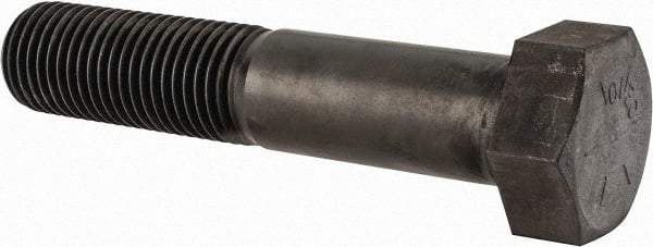 Value Collection - 2 - 4-1/2 UNC, 10" Length Under Head Hex Head Cap Screw - Partially Threaded, Grade 8 Alloy Steel, Uncoated, 3" Hex - Apex Tool & Supply