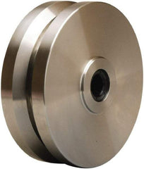 Hamilton - 6 Inch Diameter x 2 Inch Wide, Stainless Steel Caster Wheel - 1,000 Lb. Capacity, 2-1/4 Inch Hub Length, 3/4 Inch Axle Diameter, Delrin Bearing - Apex Tool & Supply