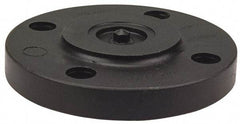 NIBCO - 1/2" Pipe, 3-1/2" OD, Polypropylene Blind Pipe Flange - Schedule 80, Black - Apex Tool & Supply