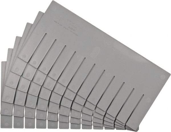 Quantum Storage - 16-1/2" Wide x 8" High, Gray Bin Divider - Use with DG92080 - Apex Tool & Supply