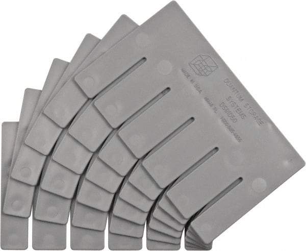 Quantum Storage - 8.3" Wide x 5" High, Gray Bin Divider - Use with DG91050 - Apex Tool & Supply