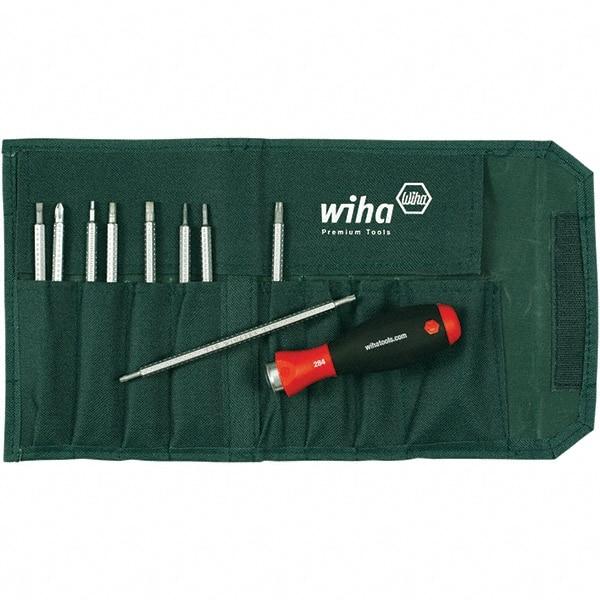 Wiha - Interchangeable Bit Screwdriver Handle - Phillips, Torx & Square Tip - Apex Tool & Supply