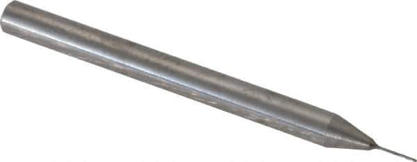 Magafor - 0.2997mm Solid Carbide 4 Flute Chucking Reamer - Spiral Flute, 0.118" Straight Shank, 3/64" Flute Length, 1-17/32" OAL - Apex Tool & Supply