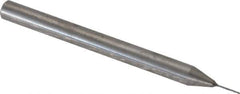 Magafor - 0.2997mm Solid Carbide 4 Flute Chucking Reamer - Spiral Flute, 0.118" Straight Shank, 3/64" Flute Length, 1-17/32" OAL - Apex Tool & Supply