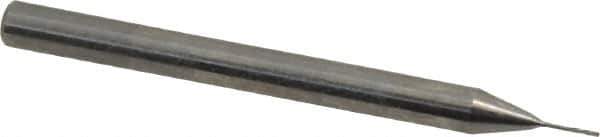 Magafor - #82 Solid Carbide 4 Flute Chucking Reamer - Spiral Flute, 0.118" Straight Shank, 3/64" Flute Length, 1-17/32" OAL - Apex Tool & Supply