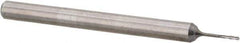 Magafor - 0.5004mm Solid Carbide 4 Flute Chucking Reamer - Spiral Flute, 0.118" Straight Shank, 3/32" Flute Length, 1-17/32" OAL - Apex Tool & Supply