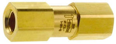 Parker - 3,000 Max psi, 3/8" Pipe, FNPT x FNPT End Connections, Brass Instrumentation Filter - Micro Rating 1, Viton Seal - Apex Tool & Supply
