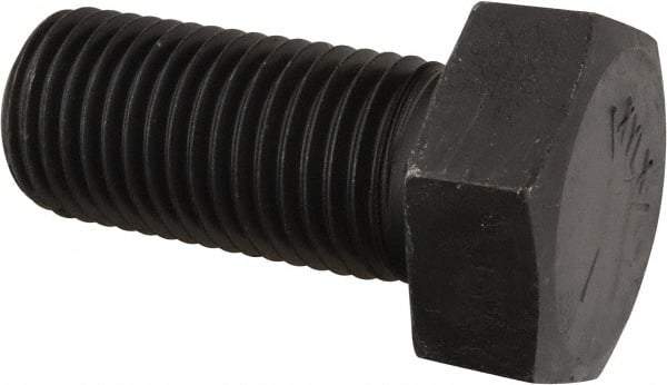 Value Collection - 2 - 4-1/2 UNC, 4-1/2" Length Under Head Hex Head Cap Screw - Partially Threaded, Grade 5 Steel, Uncoated, 3" Hex - Apex Tool & Supply