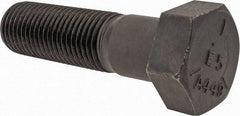 Value Collection - 2 - 4-1/2 UNC, 7-1/2" Length Under Head Hex Head Cap Screw - Partially Threaded, Grade 5 Steel, Uncoated, 3" Hex - Apex Tool & Supply