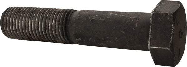 Value Collection - 2 - 4-1/2 UNC, 9-1/2" Length Under Head Hex Head Cap Screw - Partially Threaded, Grade 5 Steel, Uncoated, 3" Hex - Apex Tool & Supply