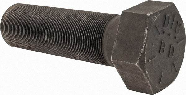 Value Collection - 2-12 UN, 6-1/2" Length Under Head Hex Head Cap Screw - Partially Threaded, Grade 8 Alloy Steel, Uncoated, 3" Hex - Apex Tool & Supply