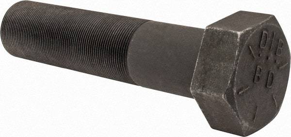 Value Collection - 2-12 UN, 8-1/2" Length Under Head Hex Head Cap Screw - Partially Threaded, Grade 8 Alloy Steel, Uncoated, 3" Hex - Apex Tool & Supply