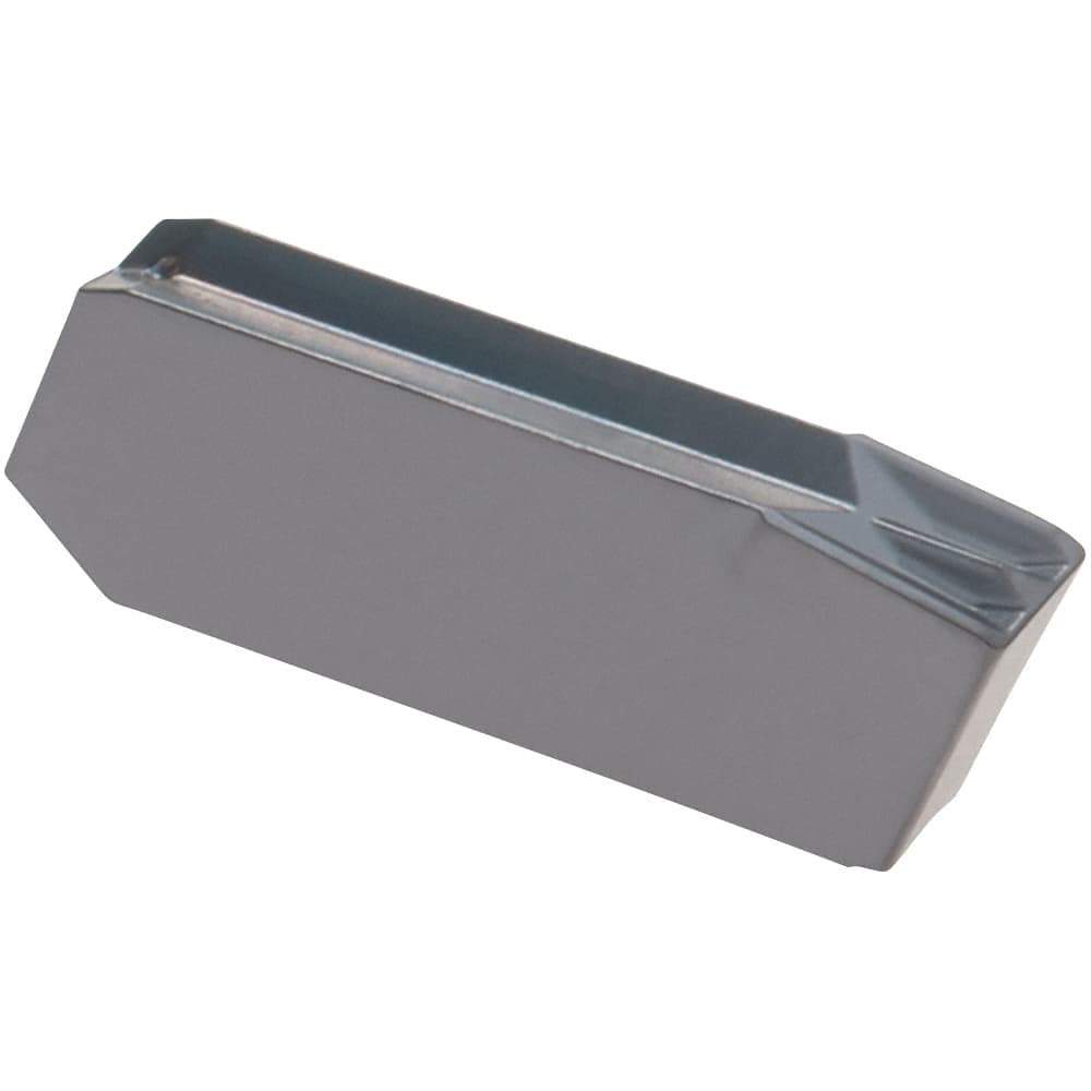 Iscar - 34GIM Grade IC908, 3mm Cutting Width Carbide Grooving Insert - Right Hand, 0.25mm Corner Radius, TiAlN Finish - Apex Tool & Supply