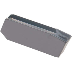 Iscar - 34GIM Grade IC908, 3mm Cutting Width Carbide Grooving Insert - Right Hand, 0.25mm Corner Radius, TiAlN Finish - Apex Tool & Supply